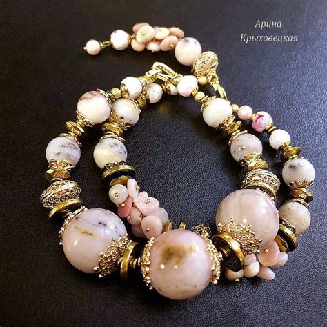 Браслет "Опаловый Фламинго" | Diy bracelets, Jewelry, Short necklace