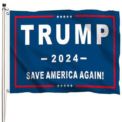 Trump Flag 2024 Save America Again Donald Trump 3x5ft Flags Polyester