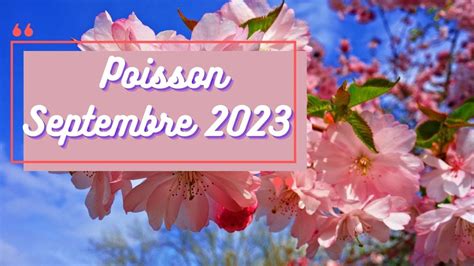 Poisson Septembre R V Lation Vous R Agissez Positivement Aux