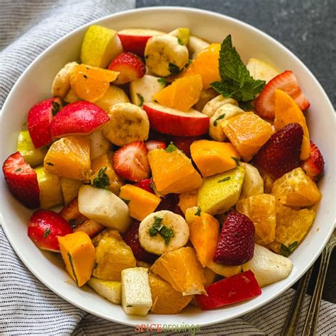 Fruit Chaat Indian Fruit Salad Spice Cravings