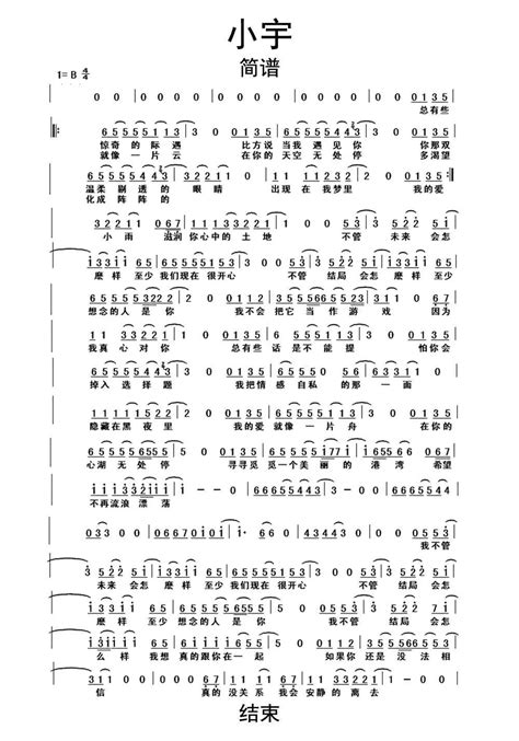 小宇吉他谱简单版 小宇吉他谱简单版c调 伤感说说吧