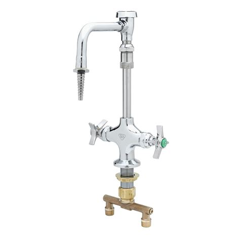 Tands Bl 5700 09 Deck Mounted Laboratory Faucet With Flex Inlets 5 11 16 Rigid Vacuum Breaker