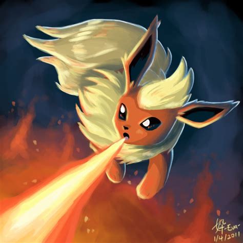 Flareon Pokemon Eevee Pokemon Pictures