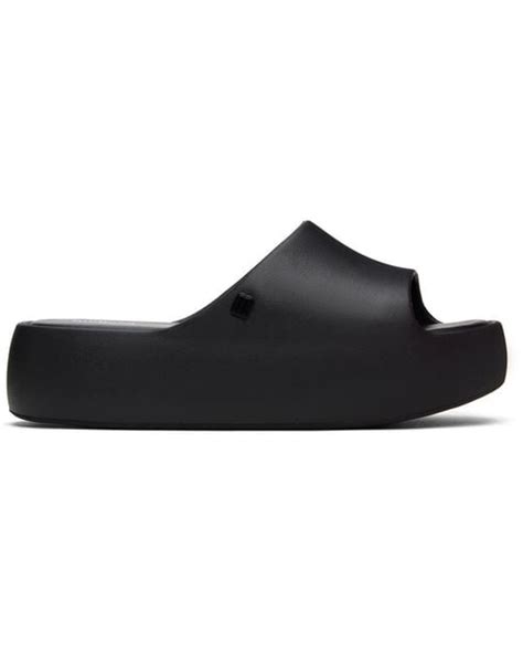 Melissa Black Free Platform Slides Lyst