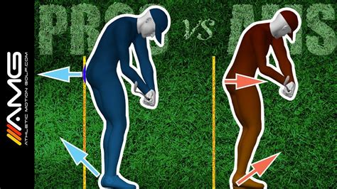 Golf Swing Early Extension Pros Vs Ams Youtube