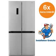 Réfrigérateur Side By Side Newstar SBS620W NoFrost 488 L SpaceNet