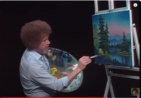 Bob Ross Joy Of Painting” His First Landscape Up For Sale For A Cool