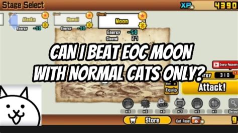 Can I Beat Eoc Moon With Only Normal Cats Battlecats Youtube