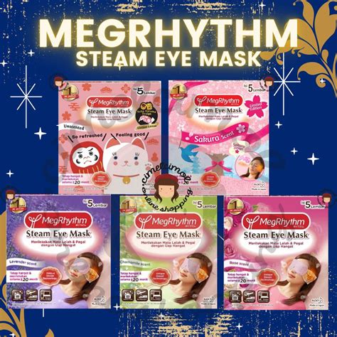 MATA Megrhythm Retail Warm Steam Eye Mask Steam Eye Mask Chamomile Rose