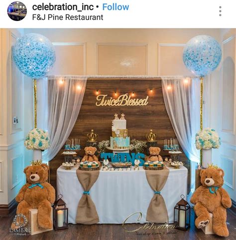 √ Baby Shower Teddy Bear Themed Decorations