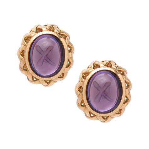 Tiffany Paloma Picasso 18kt Amethyst Earrings Cpj