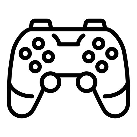 Nintendo Joystick Icon Outline Style 14352654 Vector Art At Vecteezy