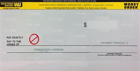 Moneygram Money Order Template