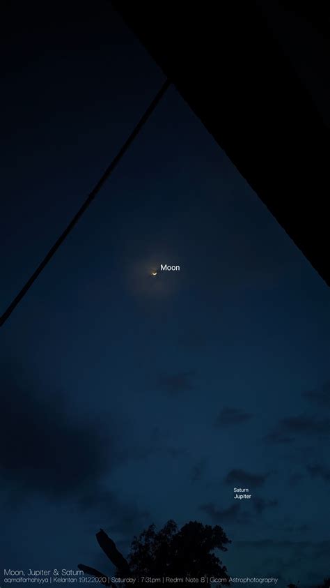 The Great Conjunction Jupiter Saturn Dark Sky Malaysia