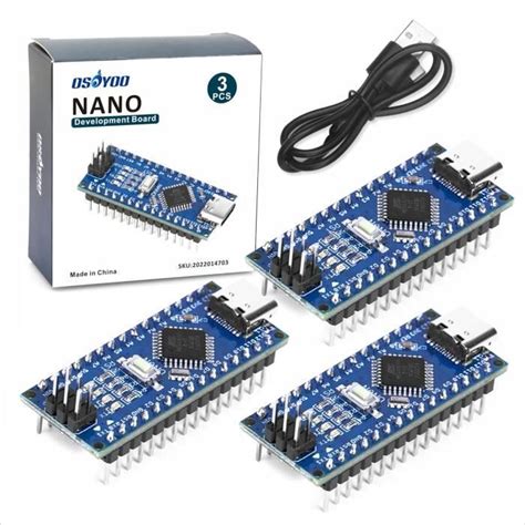 Carte Microcontrôleur Nano Atmega328p Ch340 5v 16m Avec Module Usb C