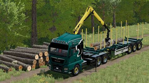 MAN TGX Forst Sattelzug V2 0 0 0 FS25 Mod FS22 Mod