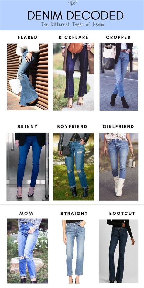 Denim Types Different Styles Of Jeans Fashion Blogger Erin Busbee