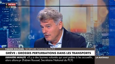 Direct Fabien Roussel Invit De La Matinale De Cnews Vid O Dailymotion