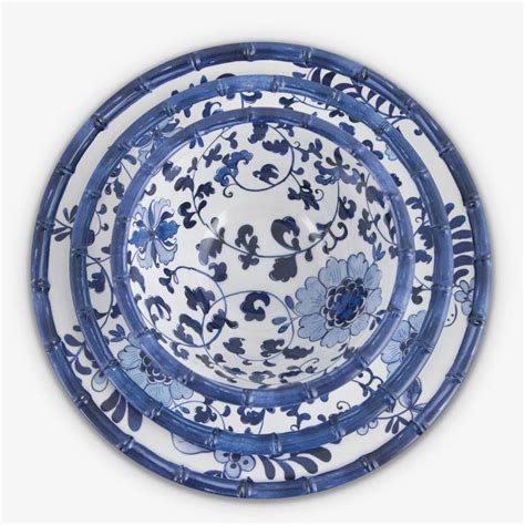 Melamine Olivia Dinner Setting Handmade Ceramics Dinner Sets Blue