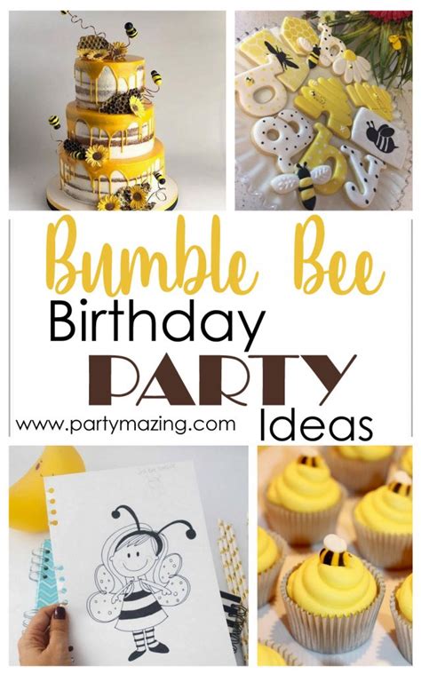 12 Wonderful Bumble Bee Birthday Party Ideas Partymazing