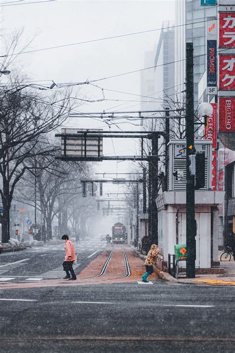 Sapporo in the snow on Behance