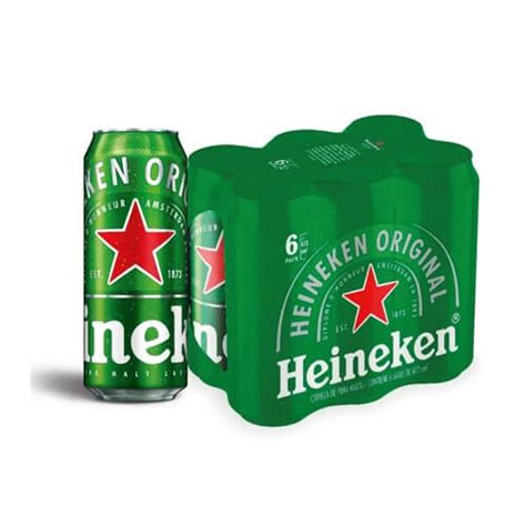 Heineken Lata 473 Pack X 6 Tito Tienda Gourmet