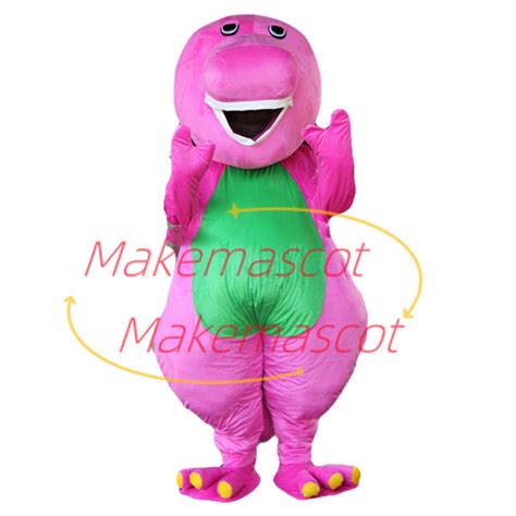 Deluxe Adult Size Barney Mascot Costume for Birthday Party Cartoon ...