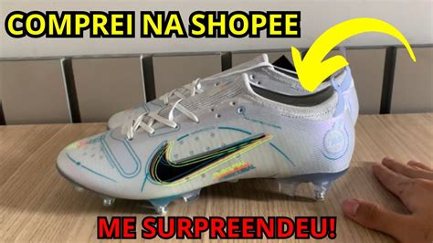 Comprei Uma Chuteira Nike Na Shopee Compensa Youtube