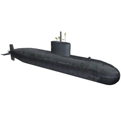 victoria class submarine 3d model