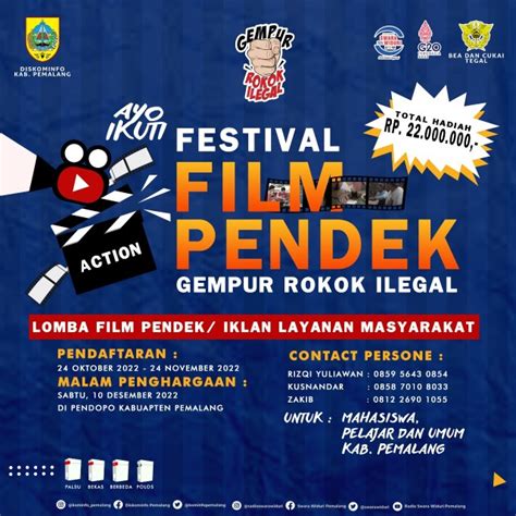 Pemkab Pemalang Gelar Festival Film Pendek Berhadiah Total Puluhan Juta