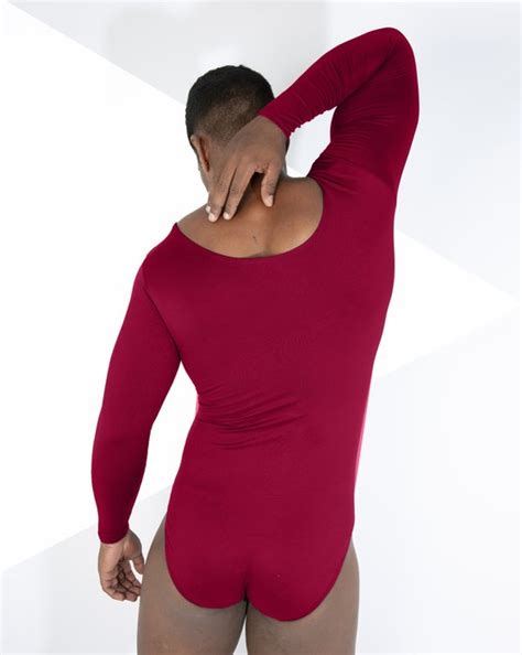 Mens Long Sleeve Scoop Neck Leotard Style 5002 We Love Colors