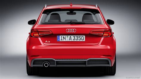 Audi A3 Sportback | 2017MY (Color: Tango Red) | Rear