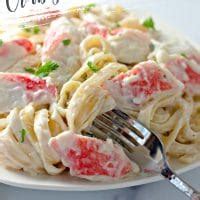 Creamy Crab Fettuccine Alfredo Recipe Kitchen Fun With My 3 Sons