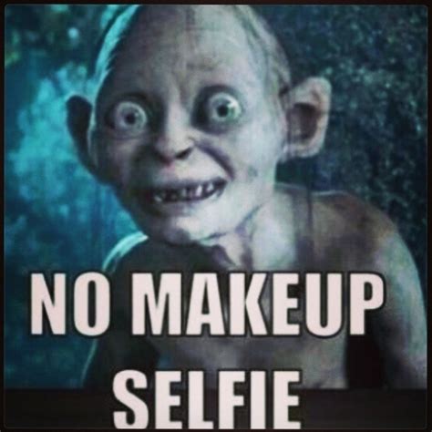 Gollum No Makeup Meme Mugeek Vidalondon