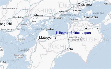 Niihama Ehime Japan Tide Station Location Guide