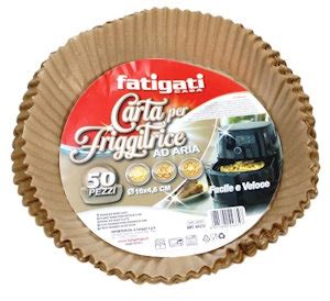 8011690443727 CARTA FORNO PER FRIGGITRICE AD ARIA ROTONDA CONF 50PZ