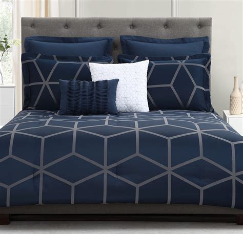 Chezmoi Collection Corvo 5 Pieces Modern Jacquard Geometric Lattice