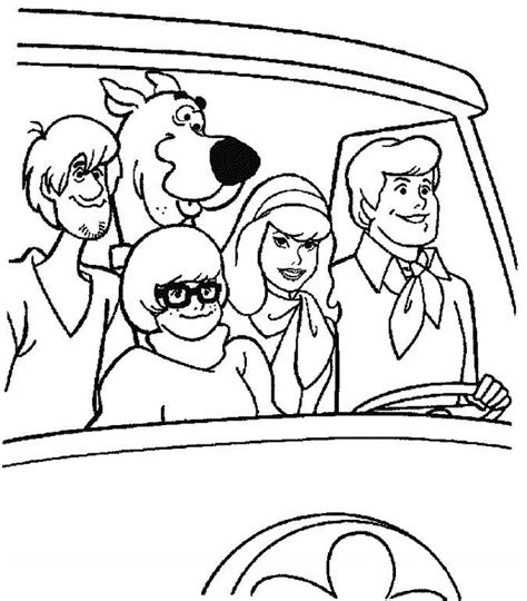 Scooby Doo And Shaggy Coloring Pages Coloring Home