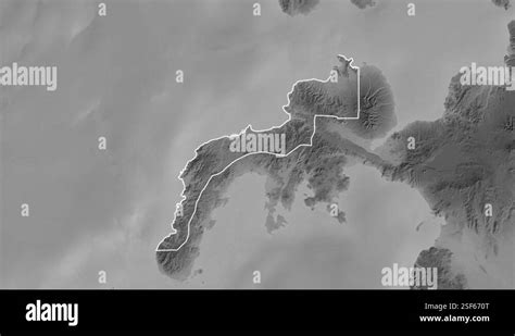 Zamboanga Del Norte Philippines Extruded Grayscale Stock Video