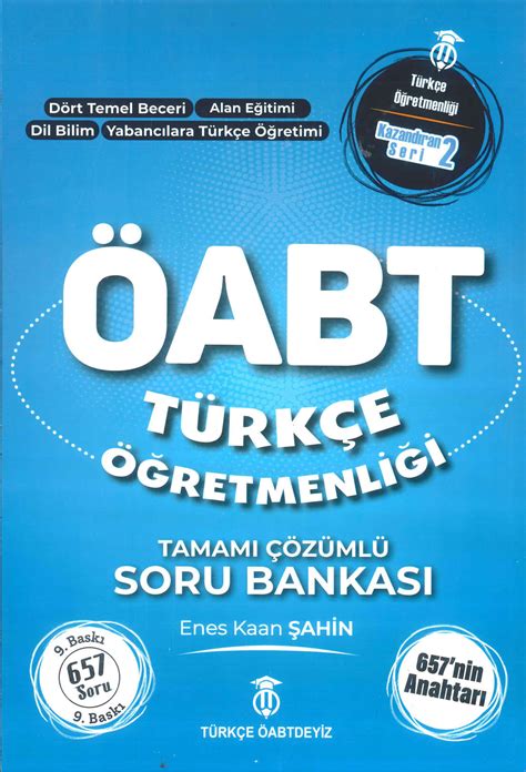 TÜRKÇE ÖĞRETMENLİĞİ TAMAMI ÇÖZÜMLÜ SORU BANKASI TÜRKÇE ÖABTDEYİZ