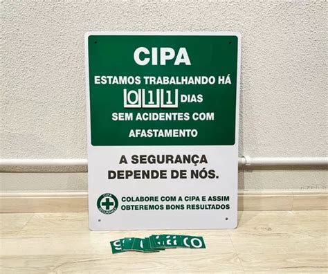 Placa Cipa Controle Estat Stica De Acidente Em Acm Parcelamento Sem Juros