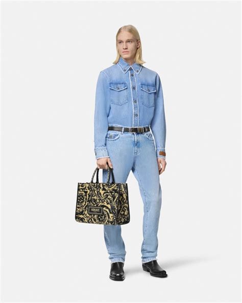 Versace Denim Shirts For Men Official Website