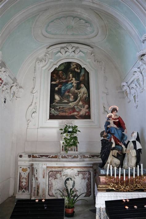 Ravello Prima Cappella Sinistra Del Duomo Editorial Stock Image