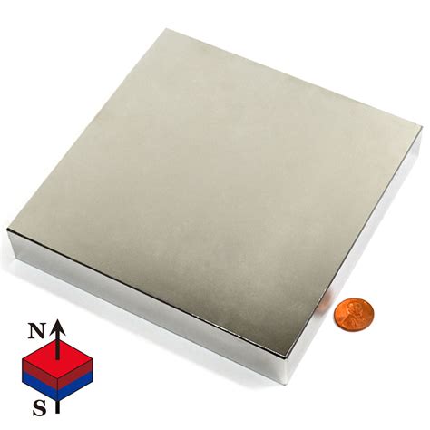 Block Sheet Shaped NdFeB Magnet With Zn Coating China Permanent