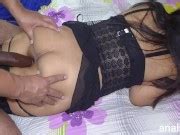 Latina Gets Fucked With Monster Black Cock In Her Ass Real Anal Orgasm