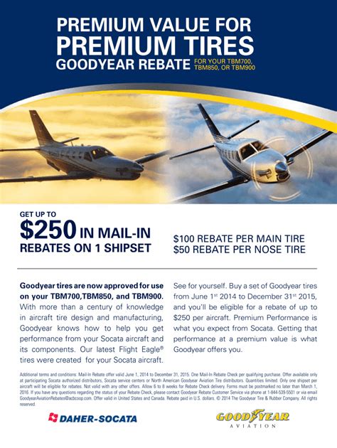 Fillable Online Premium Value For Premium Tires Goodyear Aviation