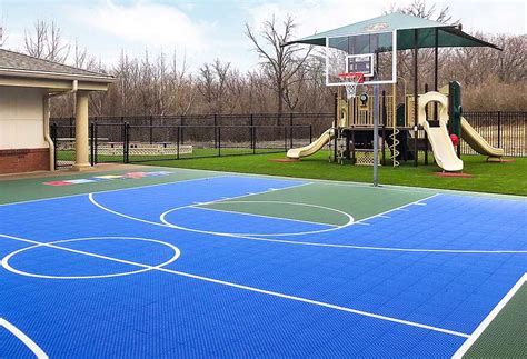 Outdoor Indoor Basketball Tile Flooring Pmfloor