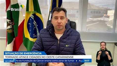 Tornado atinge região de Campos Novos e causa prejuízos Repórter