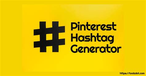 Pinterest Hashtag Generator ToolzDot