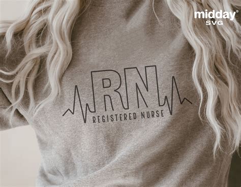 RN Svg, Nurse Svg, Nurse Cut File, Registered Nurse Png, Nurse Shirt ...